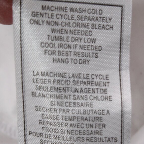 Ninth Hall Milas White & Reflective Striped Anorak Jacket Women's Size Small - Picture 11 of 11